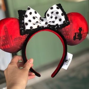 Italian Minnie Scooter “Ciao Bella” Disney parks Ears headband